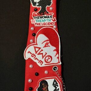 Red Embroidered Women's Accessory